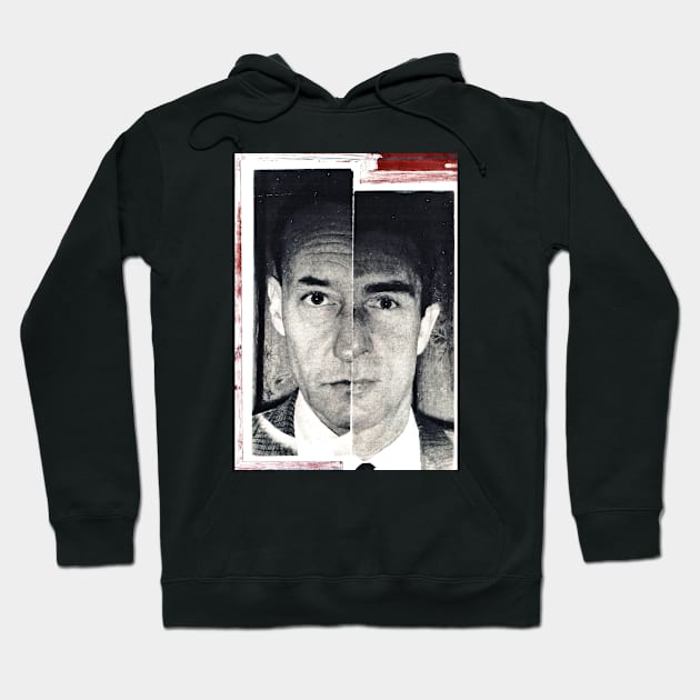 WILLIAM BURROUGHS & BRION GYSIN - CUT-UPS Hoodie by The Jung Ones